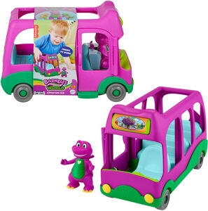 Fisher Price - Barney's World: Adventure Bus and Figure