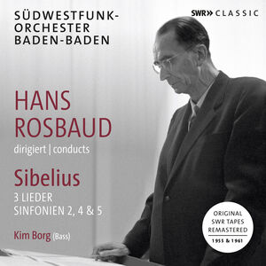3 Lieder & Sinfonien 2 4 & 5 , Rosbaud Sudwestfunk-Orchester Baden-Baden Borg