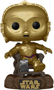 FUNKO POP! STAR WARS: Return of the Jedi 40th - C3P0 in chair 
