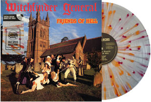 Friends Of Hell - Clear Red Orange & White Splatter Vinyl [Import]
