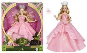 Mattel Collectible - Universal Pictures' Wicked Deluxe Glinda Fashion Doll & Accessories with Removable Outfit