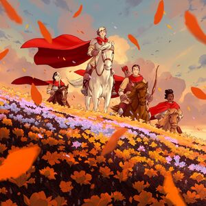 Tales From Cazilor: Wyldflowers - Cream/ White/ Red/ Orange/ Purple