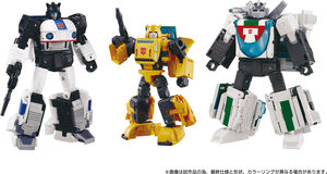 Hasbro Collectibles - Transformers - Takara Tomy Dramatic Capture - Cybertron Chase 3-Figure Set