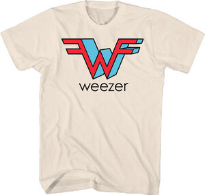 Weezer - Weezer Logo T-Shirt - Large Natural TS0100WZRA3