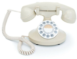 GPO Retro GPOPRLPBCR Pearl Classic Desktop Push Button Telephone - Cream 