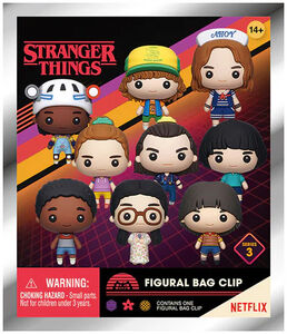 Stranger Things 3D Foam Bag Clip - Series 3