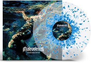 Malicious Intent (Crystal Clear w/  Sky Blue Splatter)