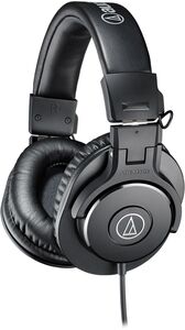 Audio Technica ATH-M30X Professional Studio Monitor Headphones - PRO Audio (Black)