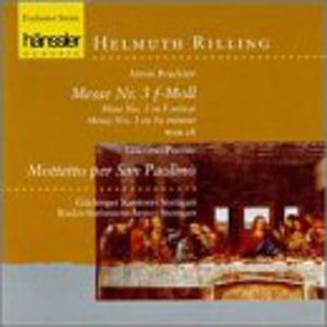 Mass 3 in F minor / Motetto Per San Paolino , Helmuth Rilling