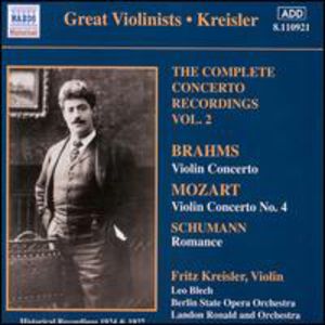 Concerto Recordings-Vol. 2 , Fritz Kreisler