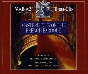 Masterpieces of the French Baroque , Philharmonia Virtuosi of New York & Nath