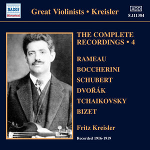 V 4: Complete Solo Recordings , Fritz Kreisler
