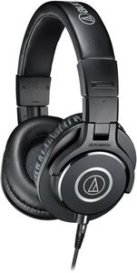 Audio Technica ATH-M40X Prorfessional Studio Monitor Headphones - PRO Audio (Black)