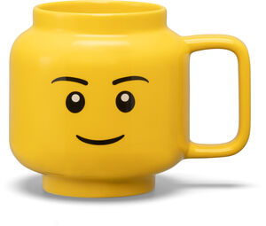 LEGO Ceramic Mug Large Boy, 17.9 Oz (Boxed) 
