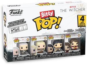 Funko Bitty POP!: Netflix - Geralt 4-Pack