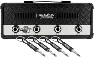 Pluginz - Mesa Engineering (Mesa Boogie) - Standard Jack Rack - Dual Rectifier Black Diamond with 4 Guitar Plug Keychains 