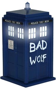 Fametek MTWOLF - Doctor Who - Bad Wolf Tardis Bluetooth Speaker with LED & Sound Effects 