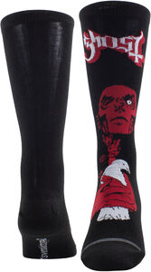 Perri - Ghost - Meliora Dove Flat Press Knit In - Crew Socks 