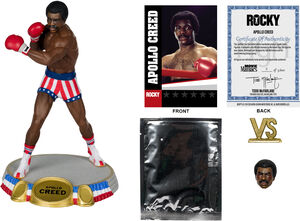 MOVIE MANIACS 6IN POSED - ROCKY WV1 - APOLLO CREED