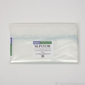 Bags Unlimited SLP1313R - 12 IN 180G LP Jacket Sleeve - Resealable - 100 CNT 