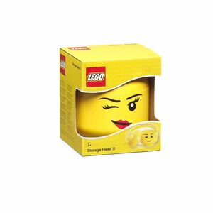 LEGO SMALL WINKING GIRL STORAGE HEAD