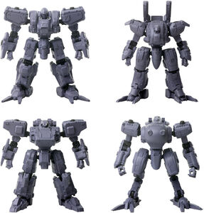 FRONT MISSION 1st　セット FRONT MISSION STRUCTURE ARTS 1/72 SCALE PLASTIC MODEL KIT