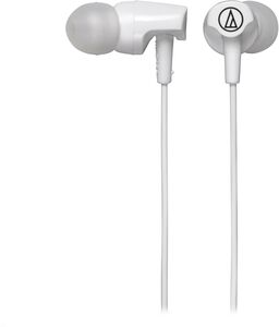 Audio Technica ATH-CLR100ISWH SonicFuel In-Ear Headphones with In-line Microphone & Control White