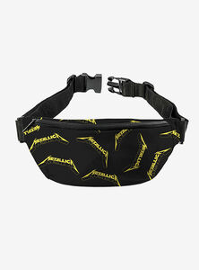 Rocksax - Metallica - All Over Print Logo - Bum Bag / Fanny Pack (Black)