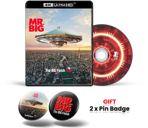 Mr. Big- The BIG Finish Live - 4K Ultra HD + Gift "2x Button Badges" 