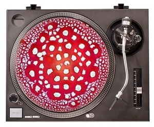 Red Mushroom Cap - Graphic Turntable Slip Mat