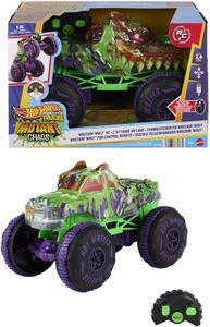 Hot Wheels Monster Trucks 1:15 Mutant Chaos Wreckin' Wolf RC Vehicle