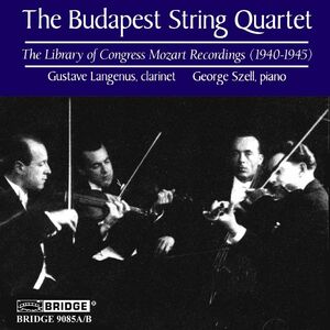 Library of Congress: Mozart , Budapest Quartet