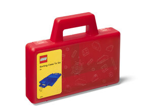 LEGO Sorting Box with Handle, Red 
