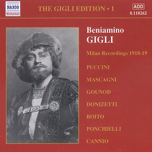 Sings Boito/ Puccini/ Donizetti/ Ponchielli/ & , Beniamino Gigli