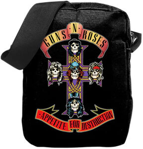 GUNS N ROSES CROSSBODY BAG APPETITE FOR DESTRUCTIO