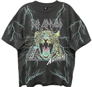 Def Leppard - Animal All Over - Giant Vintage T-Shirt - Medium Black 18161147A2 