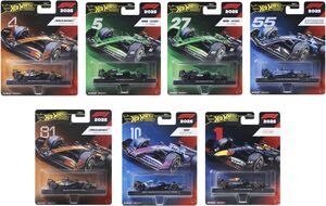 Mattel - Hot Wheels Premium 1:64 Formula 1 Race 8-Piece Alpine/ Red Bull/ Sauber/ Williams K Assortment