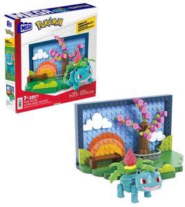 MEGA BLOKS - Pokemon: Park Scene, 220 Piece Buiding Toy Set