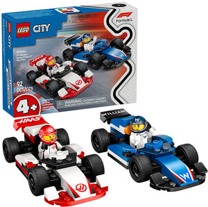 LEGO® City Formula 1 F1® Williams Racing & Haas F1® Race Cars 60464