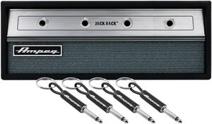 Pluginz - Ampeg - Jack Rack with 4 Guitar Plug Keychains 