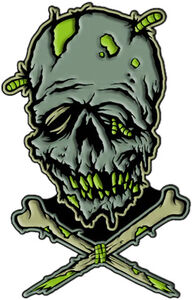 Trick or Treat Studios - Toxictoons - Zombie Kook! Enamel Pin