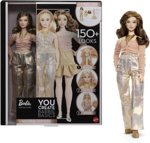 Mattel Collectible - Barbie Signature You Create Barbie Basics Neutral Kit 003 