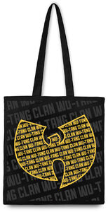 Rocksax - Wu-Tang - Logo Repeat - Eco-Friendly Tote Bag (Black) 