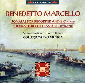 Sonatas for Recorder / Sonatas for Cello , Collegium Pro Musica