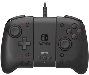 Switch Accessory:  Controller - HORI Split Pad Pro Attachment Set - Black:  Officially Licensed by Nintendo 