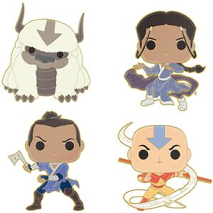 FUNKO POP PIN SET 4PK: NICKELODEON - AVATAR CHARACTERS 