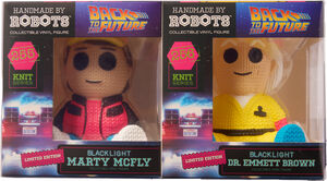 Handmade by Robots - Back to the Future - Marty & Doc (Blacklight) 2-Pack 