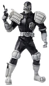 HIYA - Judge Dredd - Exquisite Super 1:12 - Judge Dredd Black and White ver 6" Action Figure