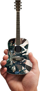 Axe Heaven Fab Four Abbey Road Tribute Mini Acoustic Guitar Radio Days Replica Collectible FF-001