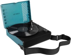 Victrola VSC-750SB-BLU Revolution GO Portable Record Player: Blue 